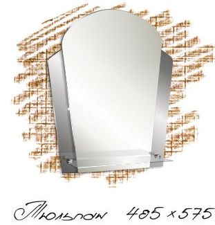 Зеркало Тюльпан 405х575 (065) Снято с производства  в оптовом каталоге ООО Фарфор, фото