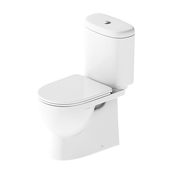 Унитаз компакт Sanita LUXE Art Comfort с сид. дюроп. сист.soft close,Clip up WC.CC/Art/2-DM/WHT.G/S1  в оптовом каталоге ООО Фарфор,фото