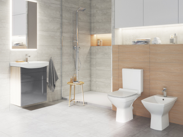 Подвесной унитаз CARINA Clean On DPL EO slim Cersanit  в оптовом каталоге ООО Фарфор,фото