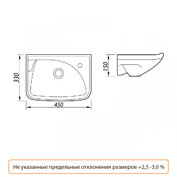 Рукомойник Мотив правый Лобненский стройфарфор  в оптовом каталоге ООО Фарфор,фото