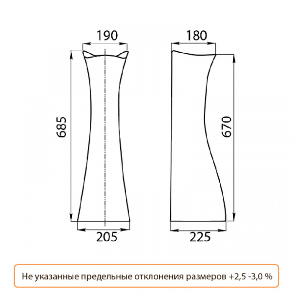Постамент Салют Лобненский стройфарфор  в оптовом каталоге ООО Фарфор,фото