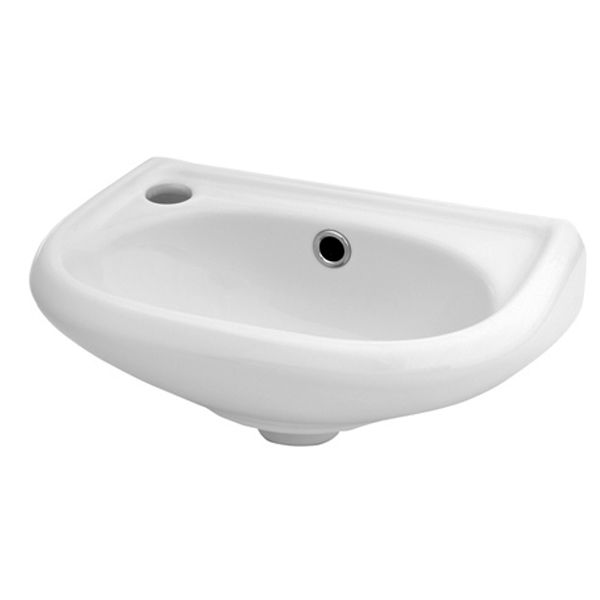 Умывальник Santek мини Бриз 40х27 (Л) 1WH110442  в оптовом каталоге ООО Фарфор,фото