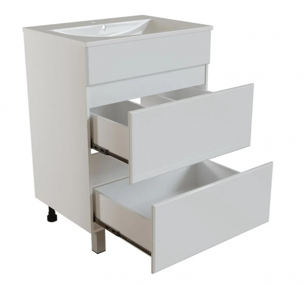 Тумба БРИКС-50 2 ящика + раковина Breeze-50  в оптовом каталоге ООО Фарфор, фото