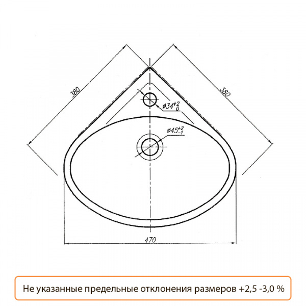 Умывальник Факел угловой Лобненский стройфарфор  в оптовом каталоге ООО Фарфор,фото