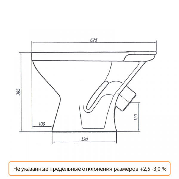 Унитаз Универсал  Лобненский стройфарфор  в оптовом каталоге ООО Фарфор,фото