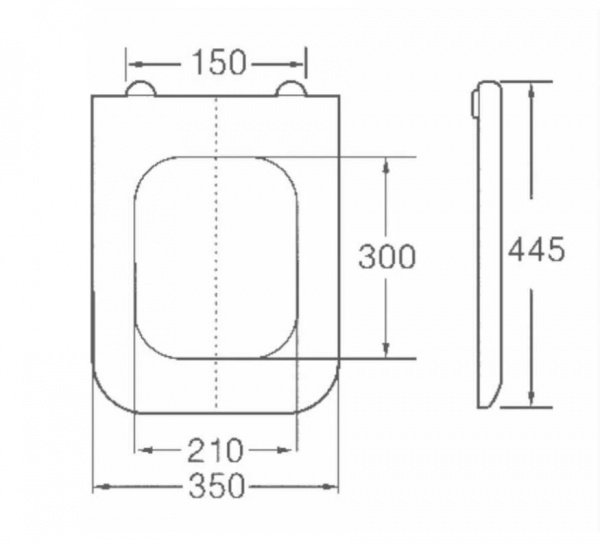 Сиденье для унитаза Horke H-1021C 01471021  в оптовом каталоге ООО Фарфор, фото