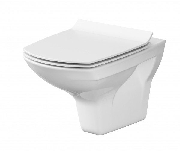 Подвесной унитаз CARINA Clean On DPL EO slim Cersanit  в оптовом каталоге ООО Фарфор,фото