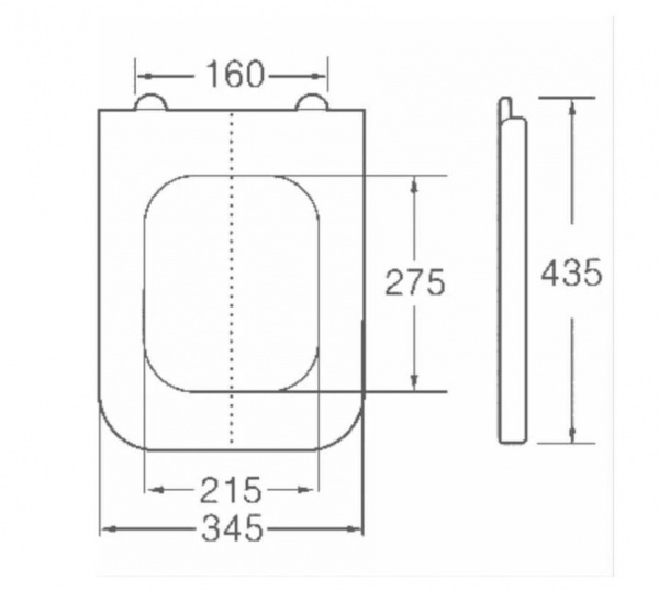 Сиденье для унитаза Horke H-1006C 01471006  в оптовом каталоге ООО Фарфор, фото