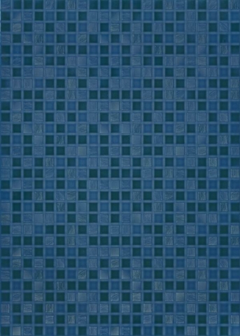 Плитка настенная Квадро синий 25х35 (1,4 м2)